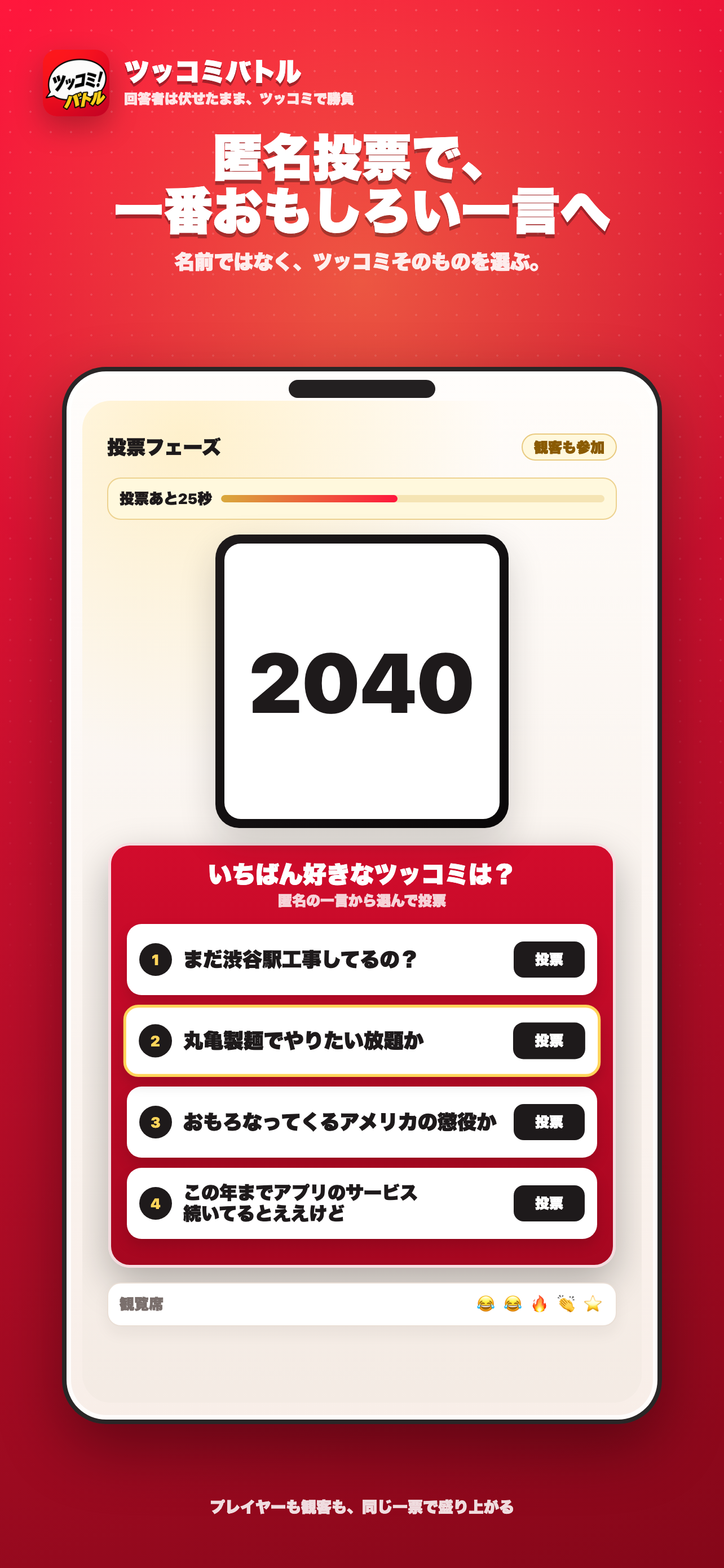 結果発表の利用イメージ